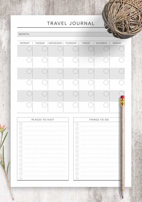 family vacation calendar template