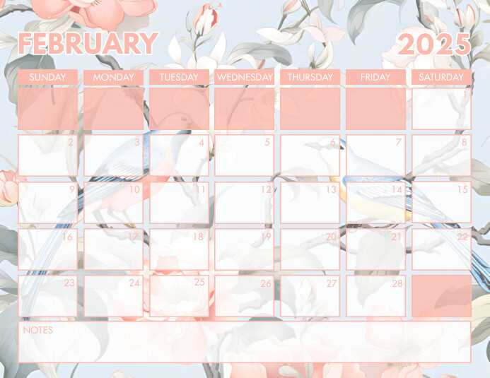 february 2025 calendar templates