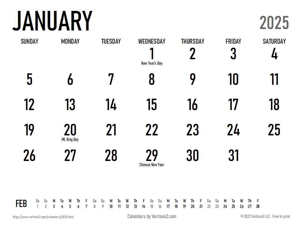 fillable calendar template 2025