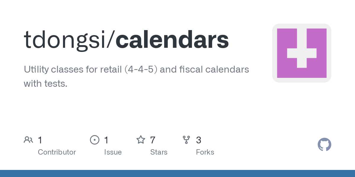 fiscal calendar template