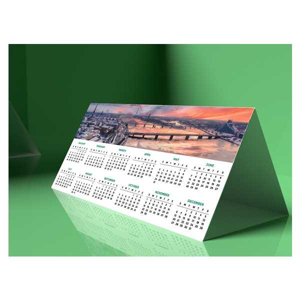 foldable calendar template