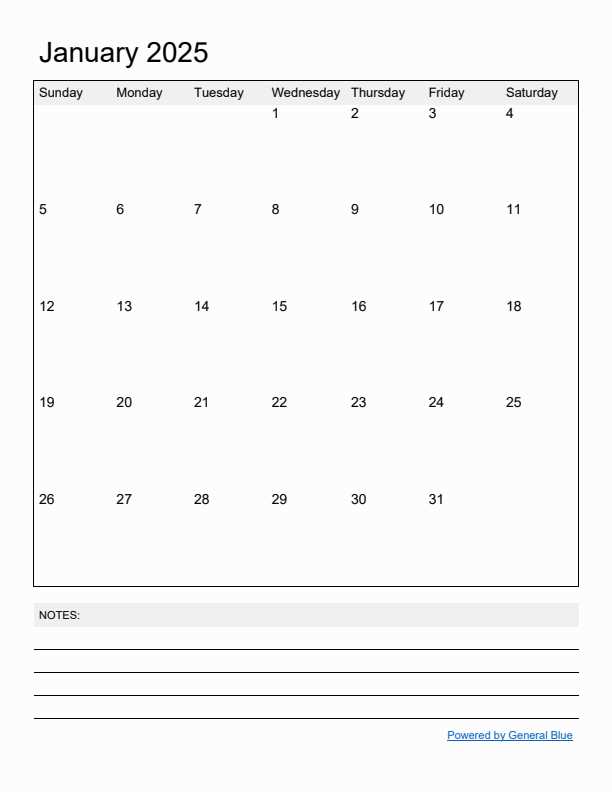 free 2025 calendar template free download