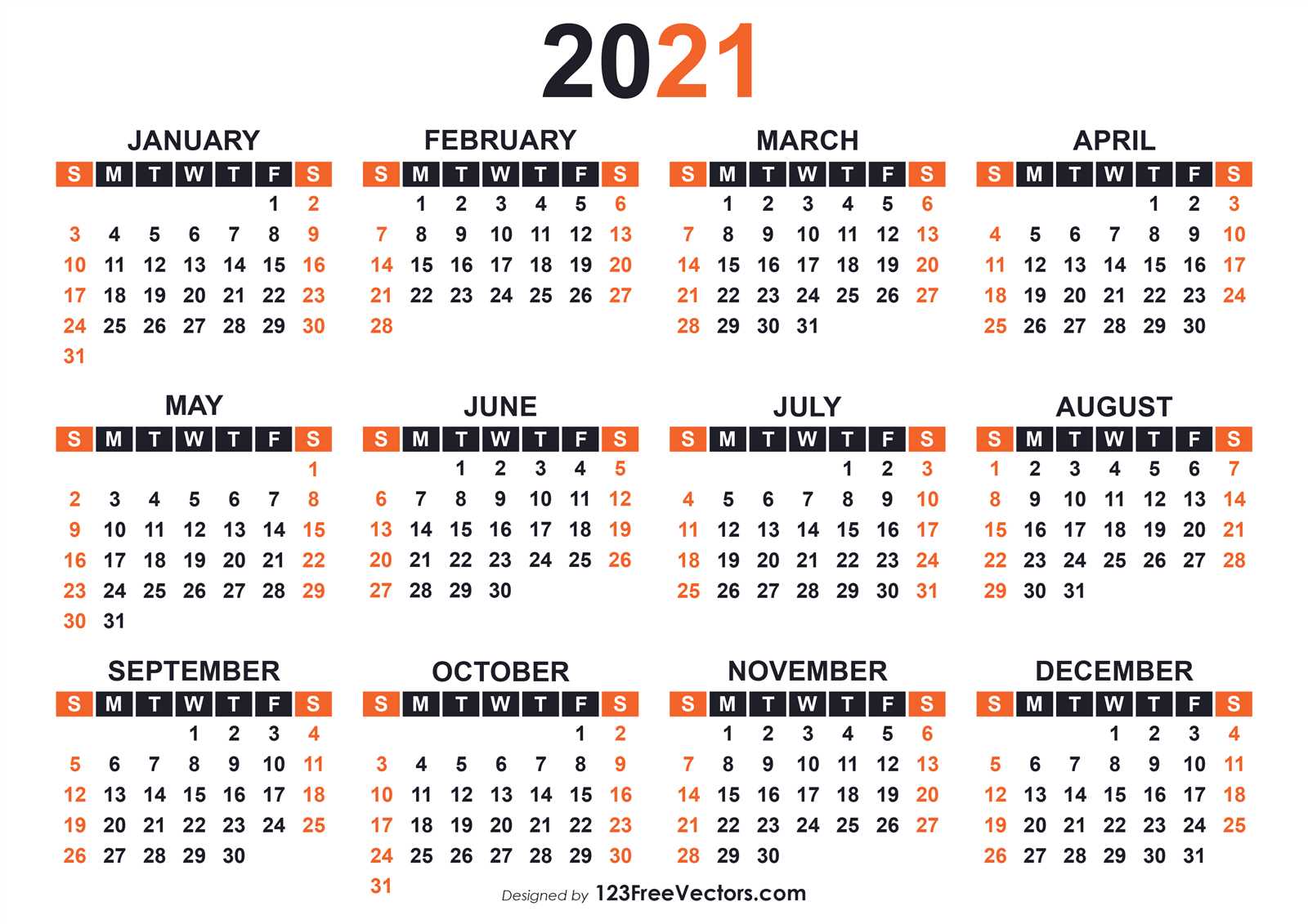 free basic calendar template