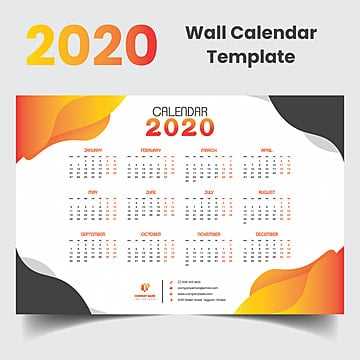 free calendar psd template download