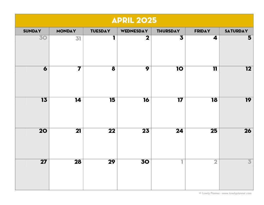 free calendar template 2025 editable