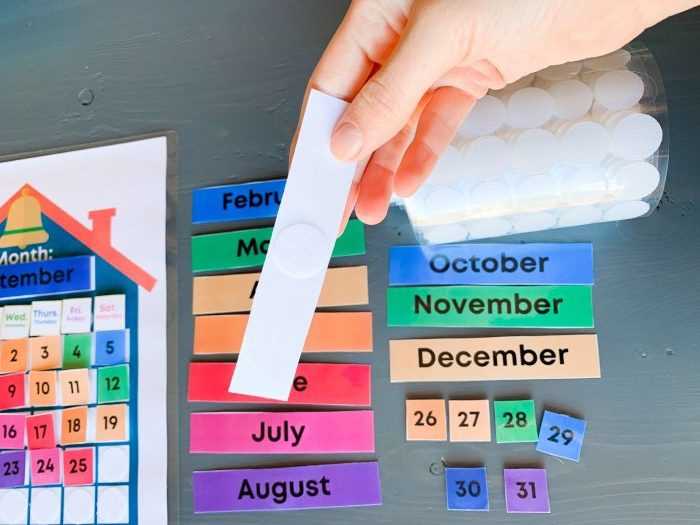 free calendar template for preschool