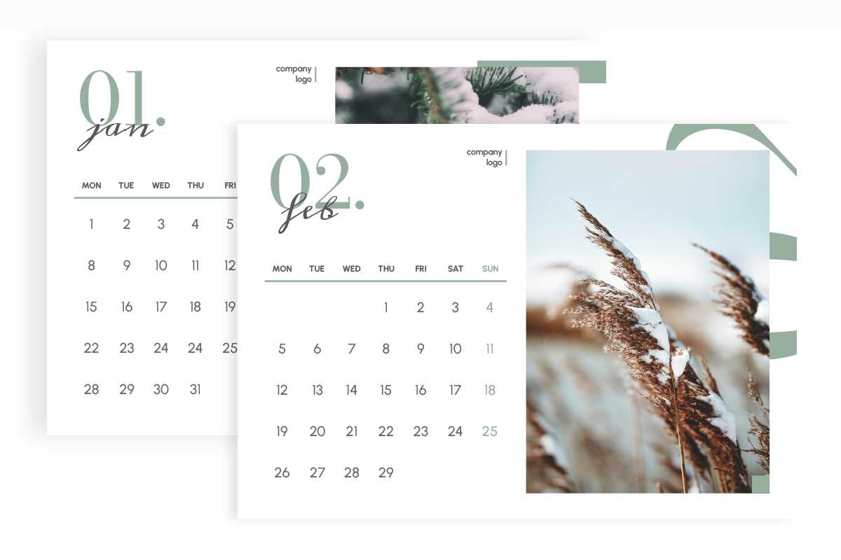 free church calendar templates