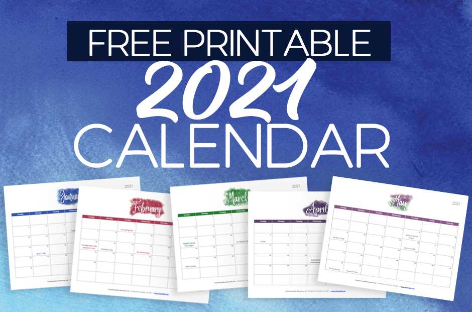 free church calendar templates