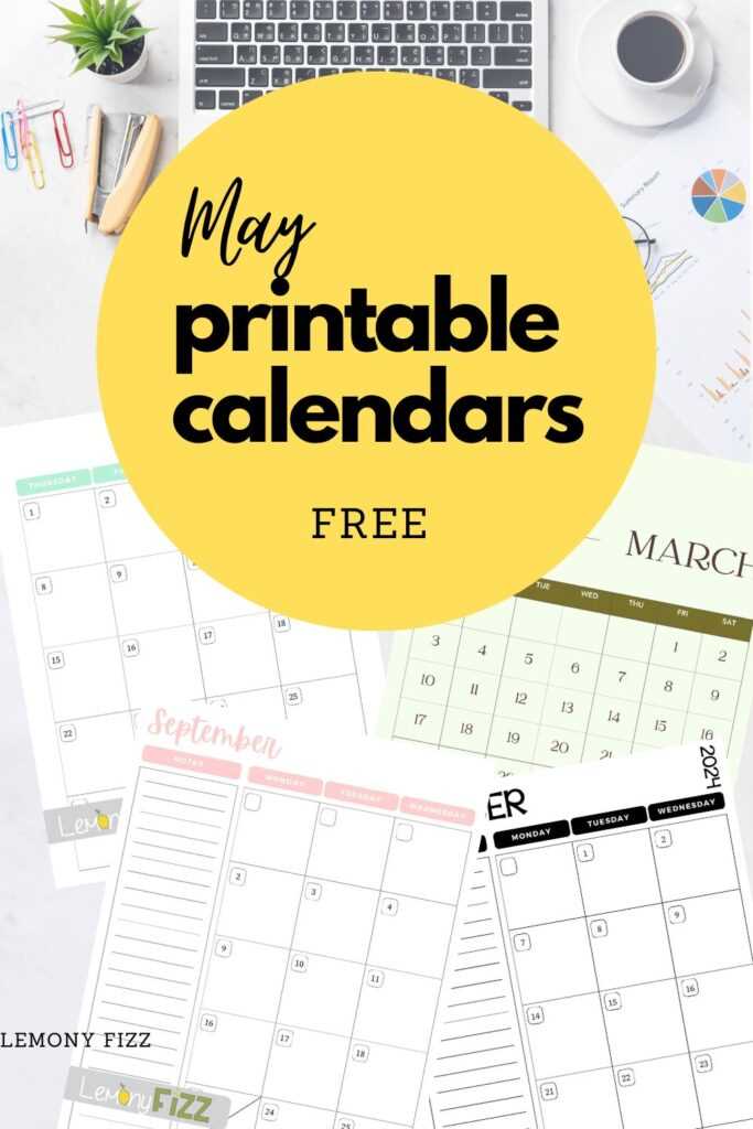 free cute calendar template