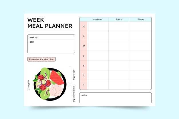 free diet calendar template