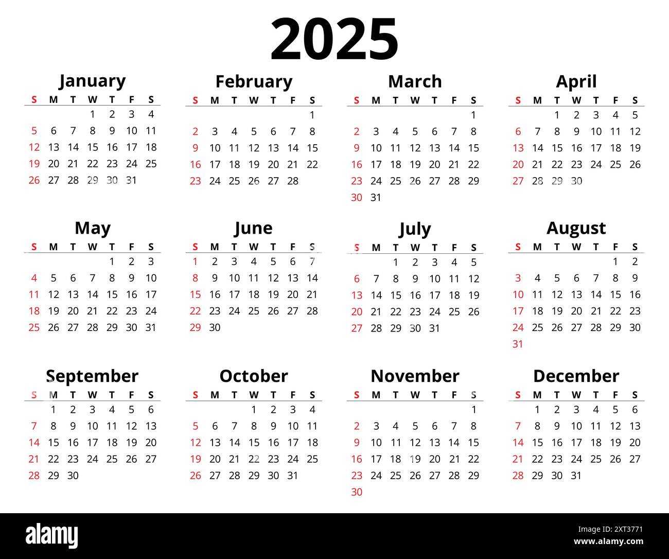 free editable calendar templates 2025