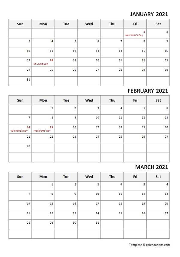 free french calendar template