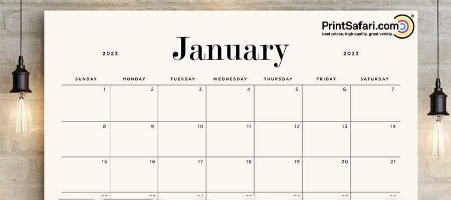 free make your own calendar templates