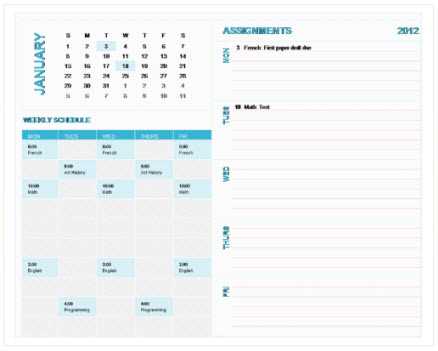 free monthly activity calendar templates