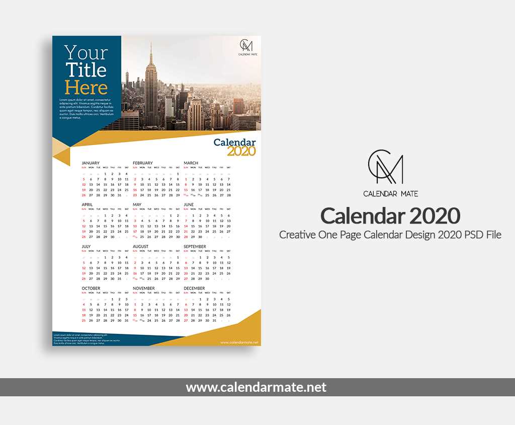 free photoshop calendar template