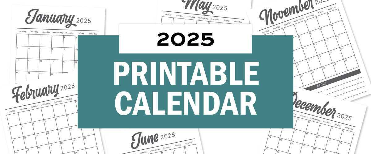 free printable calendar templates january 2025 calendar