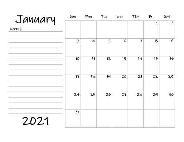 free templates calendar