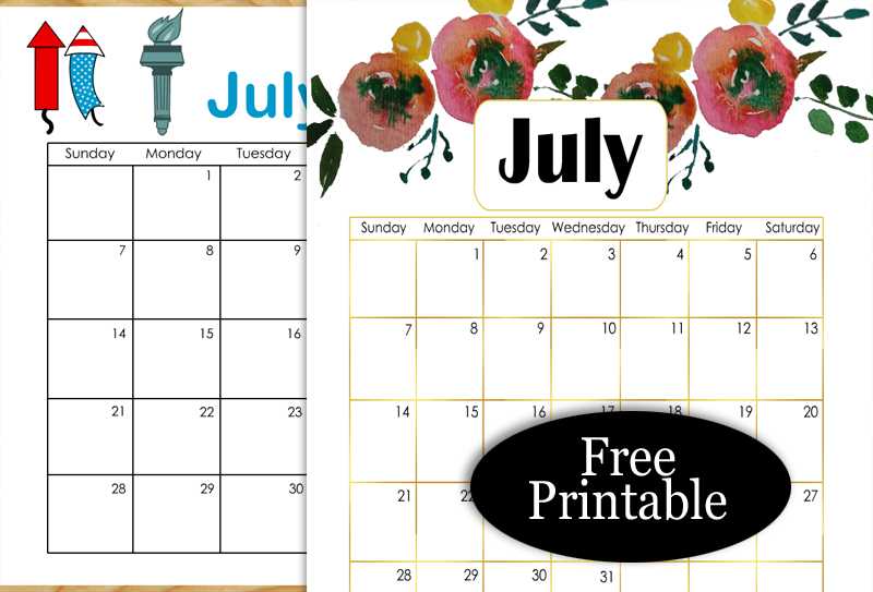 free templates calendar