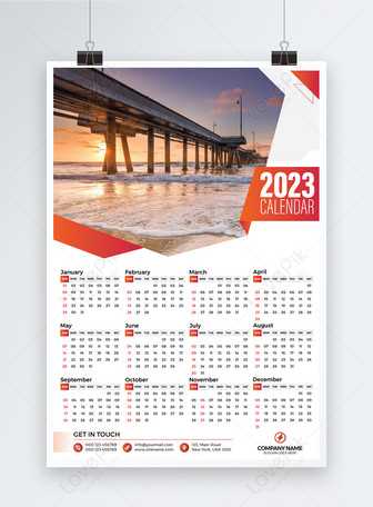 free wall calendar template