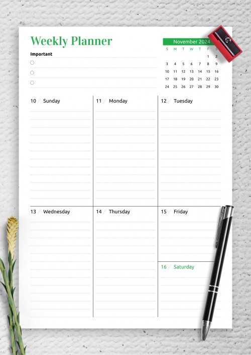 free weekly appointment calendar template