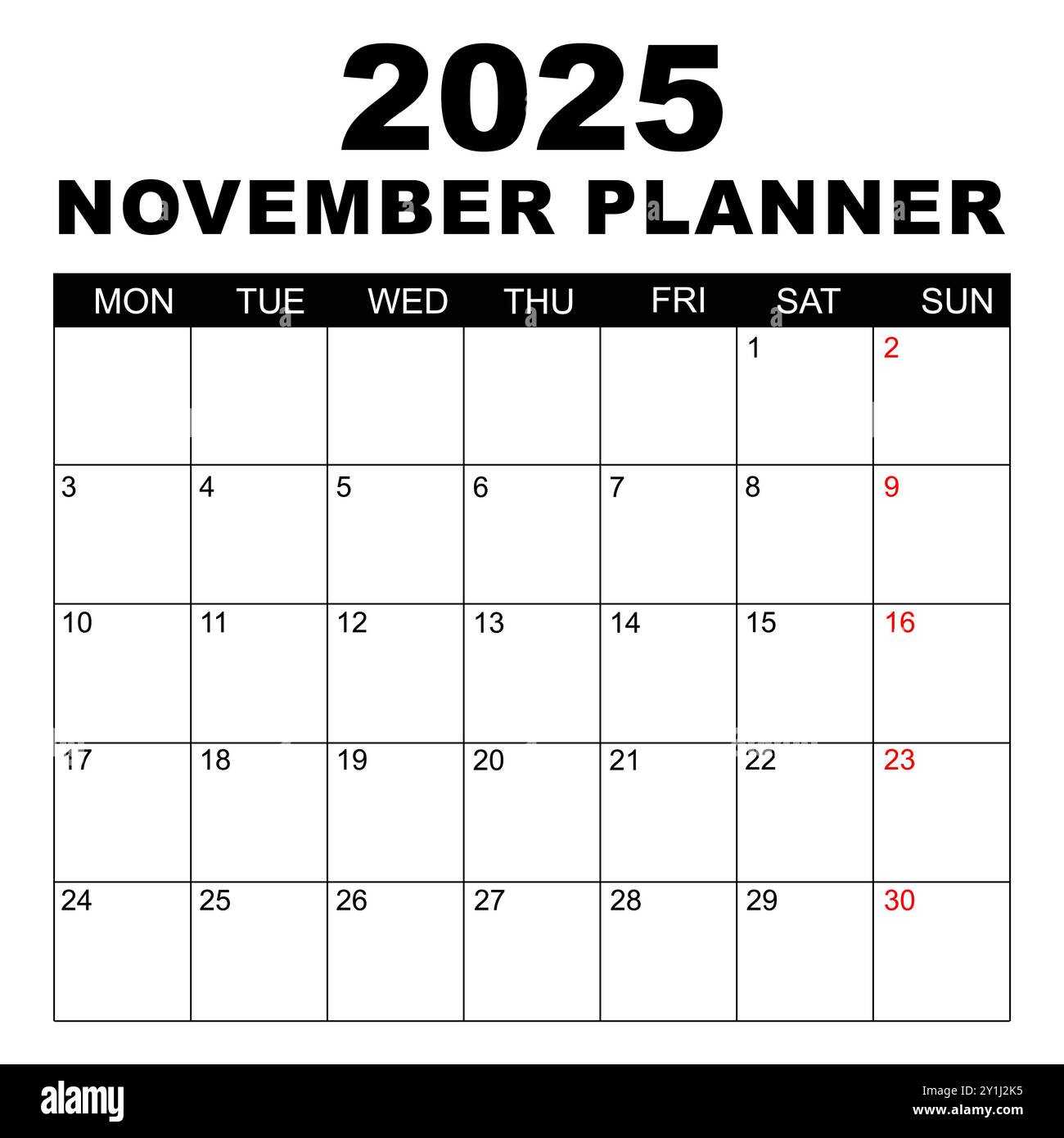 full size calendar template