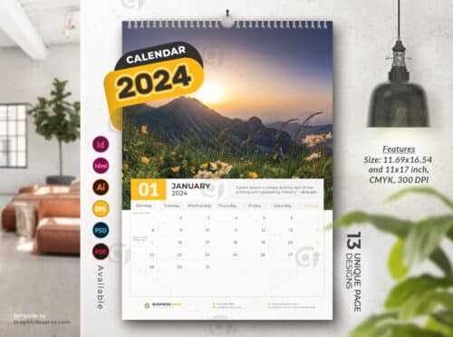 graphic calendar template