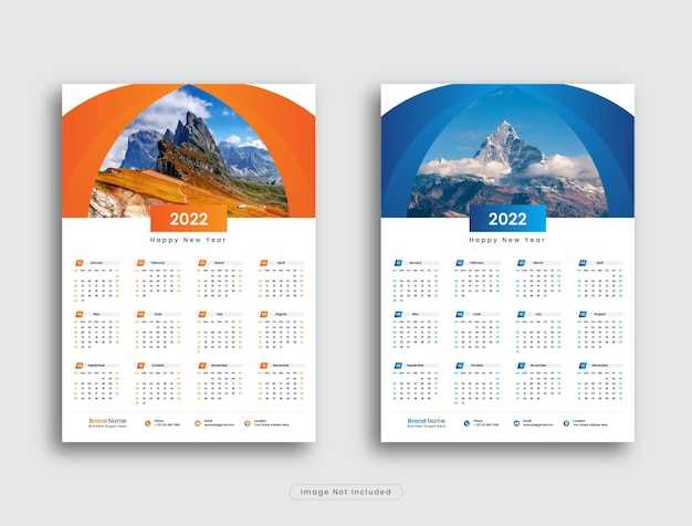 hanging calendar template