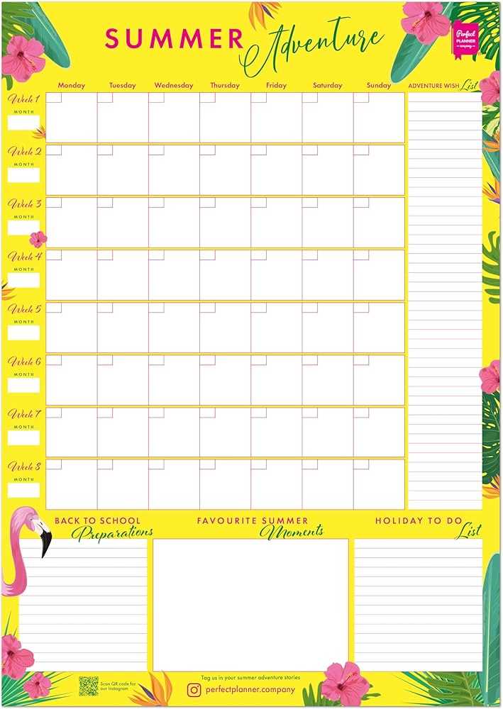 holiday planner calendar template