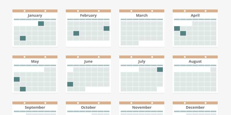 html css calendar template free download