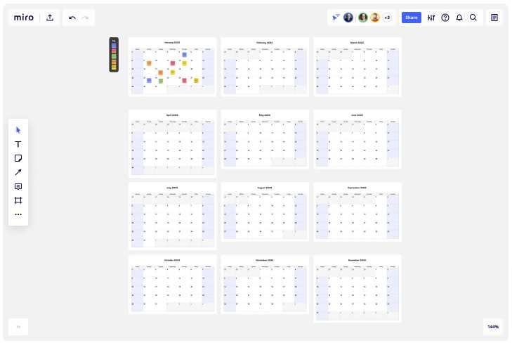 hubspot social media content calendar template