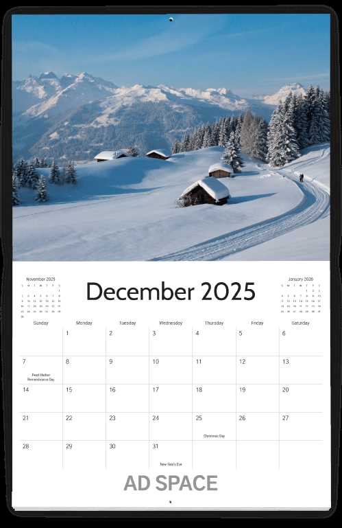 indesign calendar templates 2025