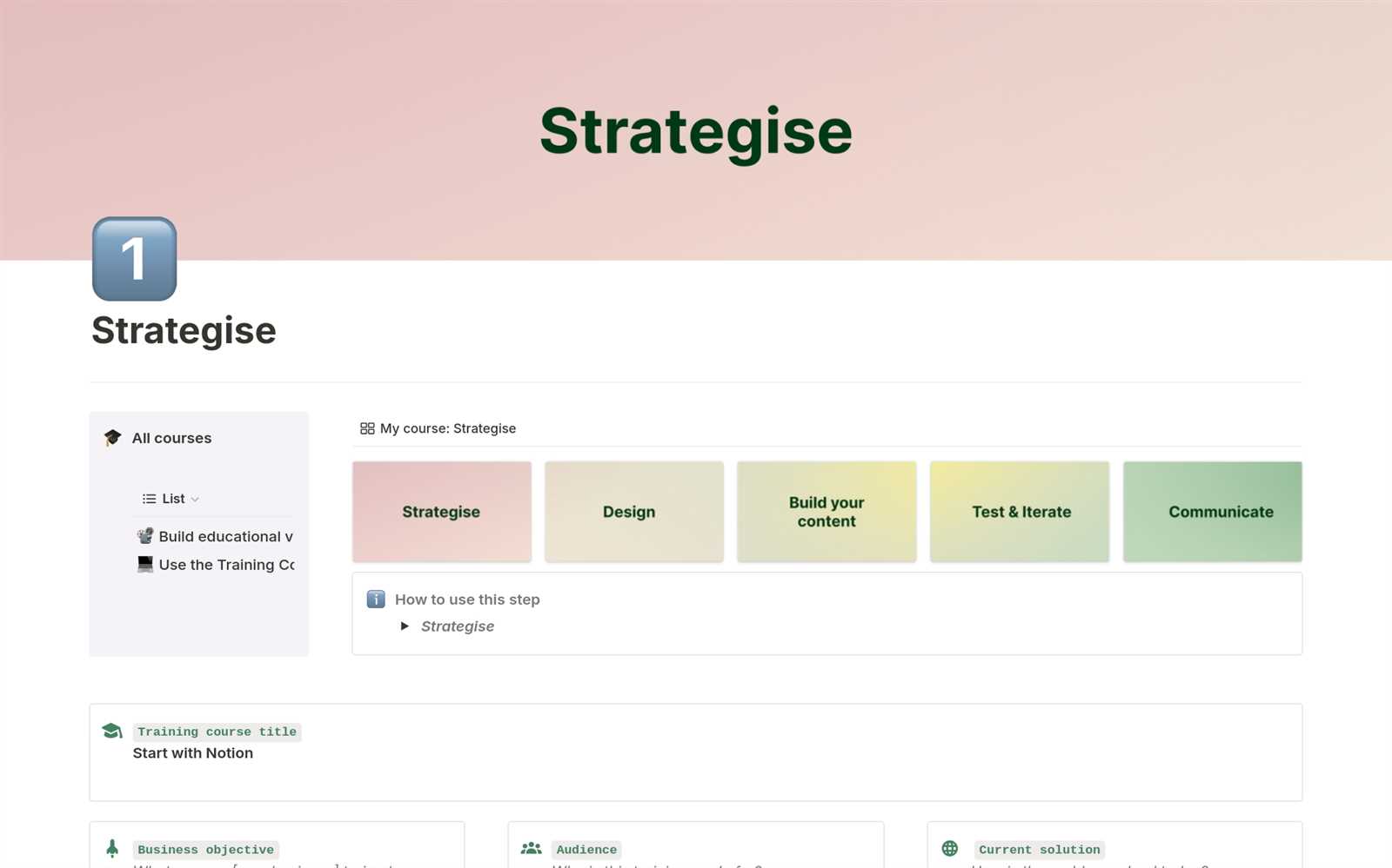 instructional focus calendar template