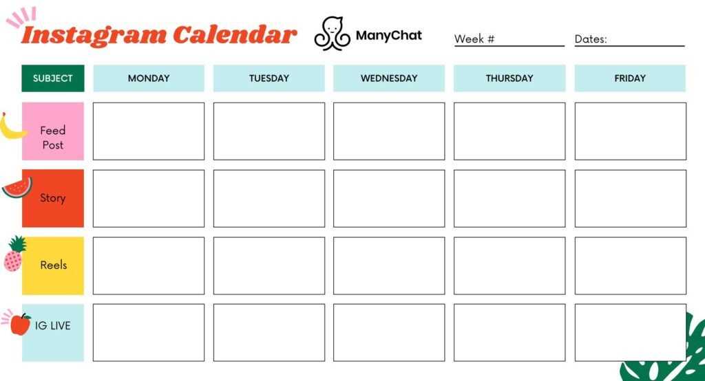 live calendar template