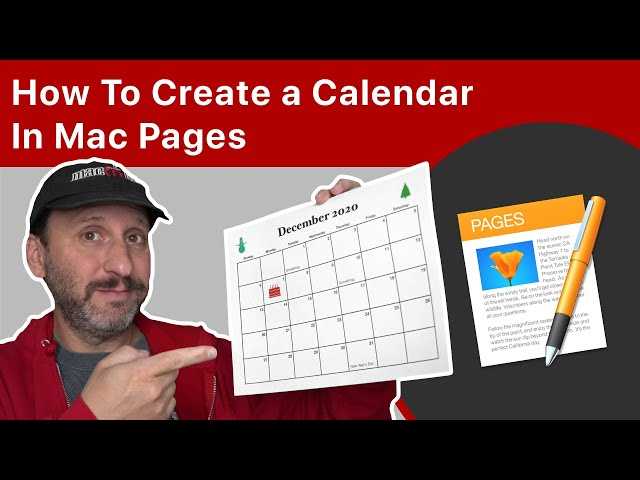 mac pages calendar template