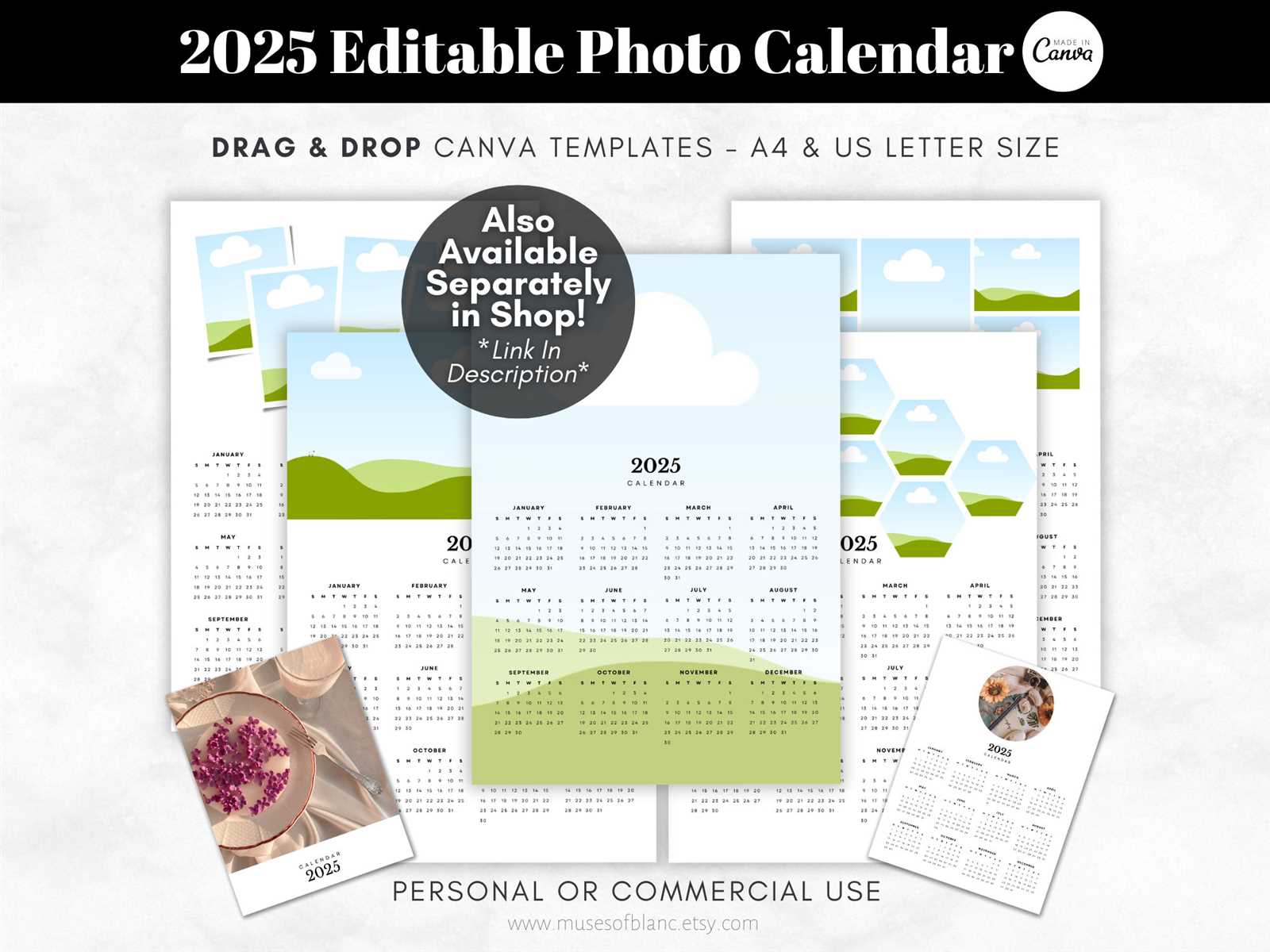 make your own calendar 2025 template free