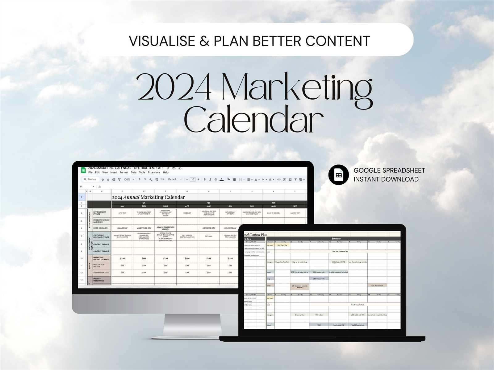 marketing calendar templates