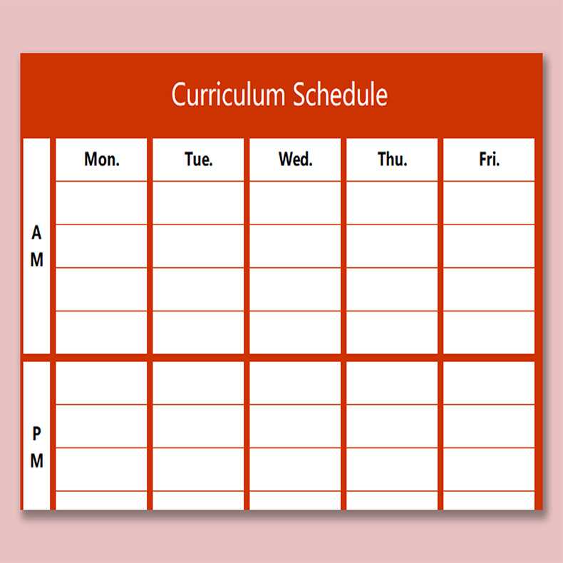 mcat calendar template