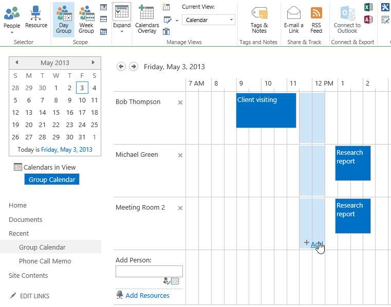 meeting room booking calendar template