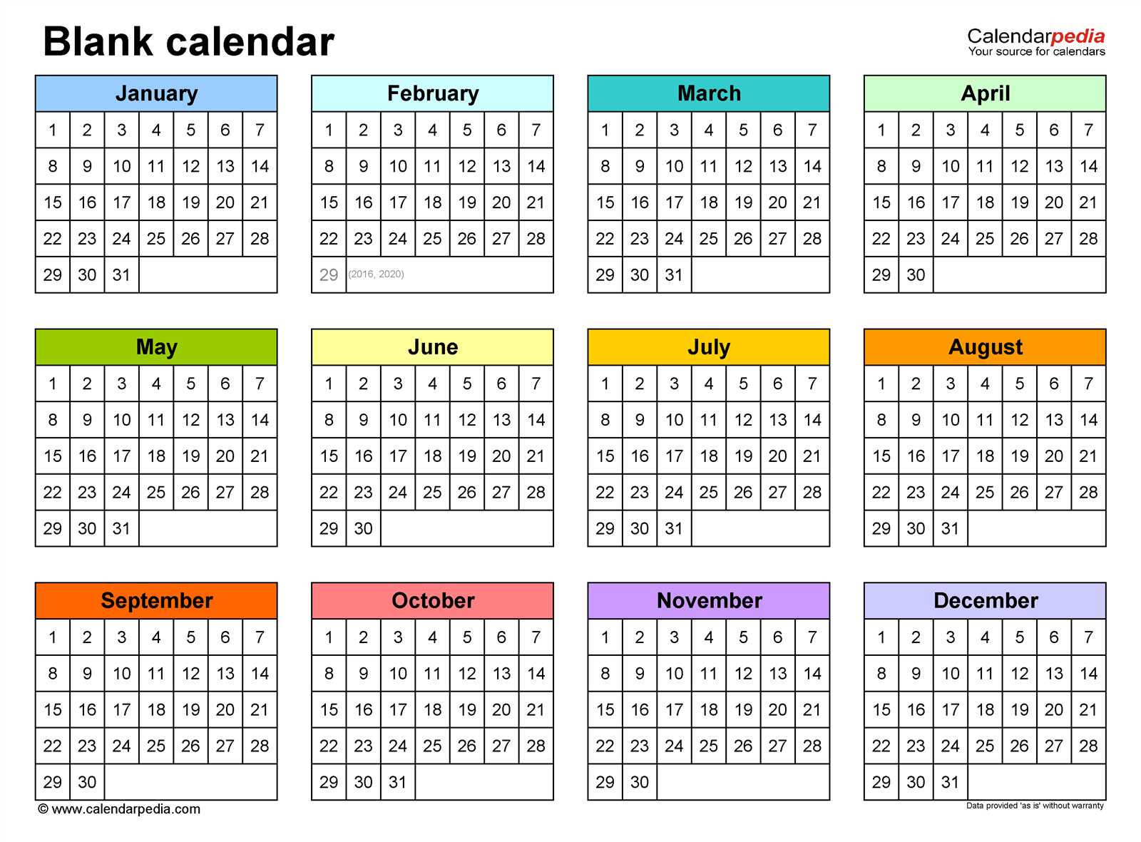 microsoft calendar template