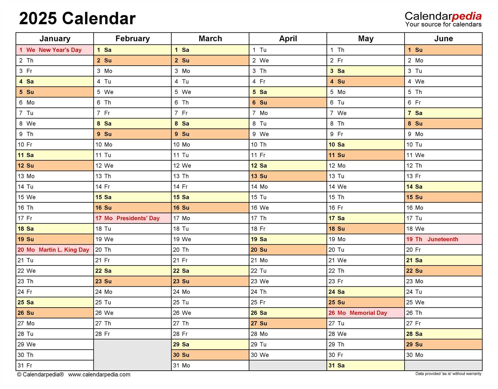 microsoft calendar templates 2025