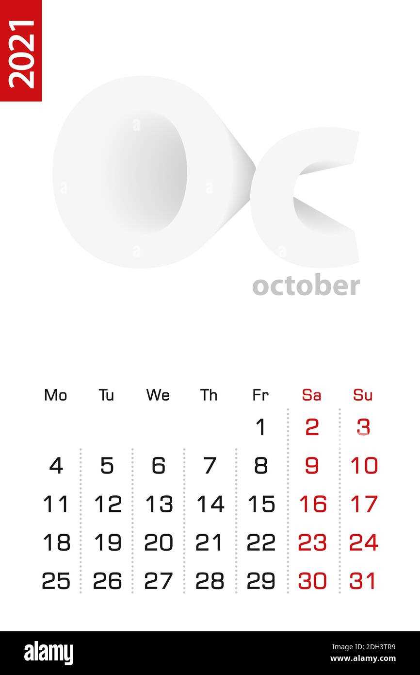 minimalist calendar template