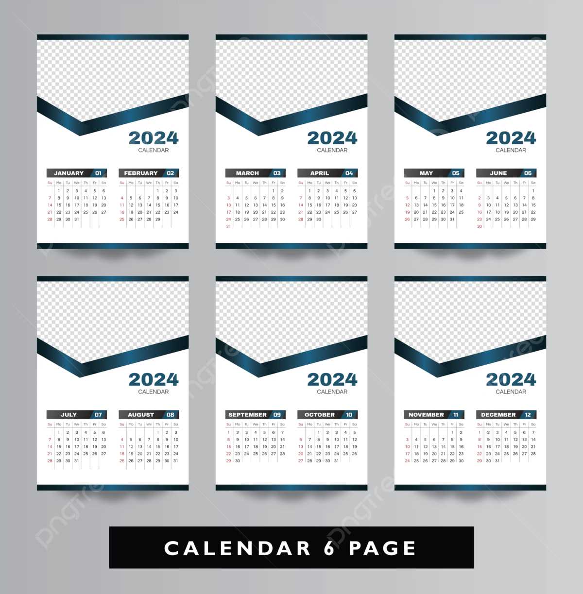 minimalist calendar template