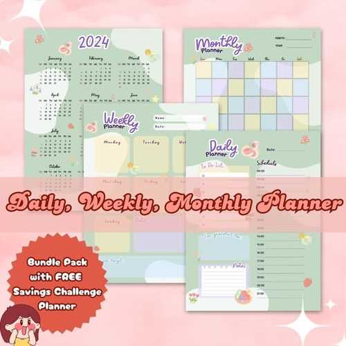 monthly daily calendar template