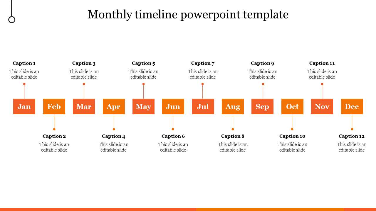 monthly timeline calendar template