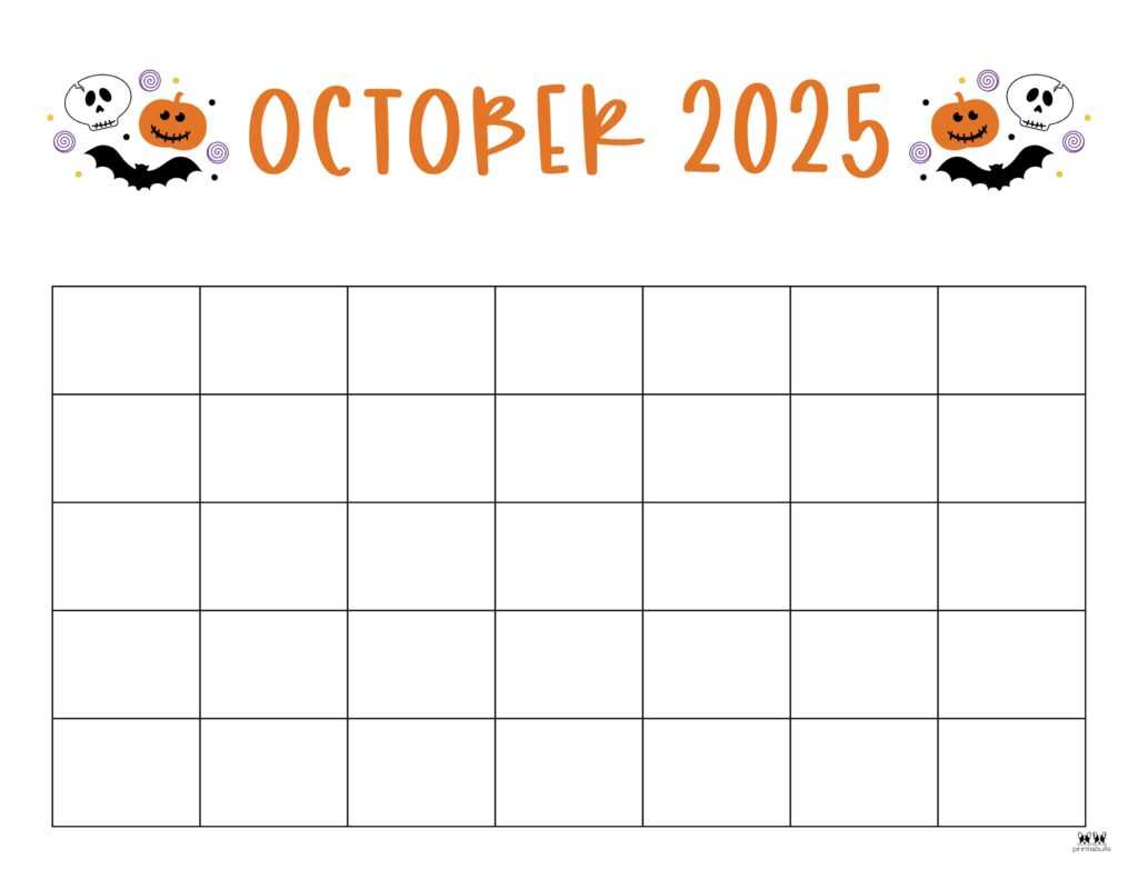 october 2025 calendar templates