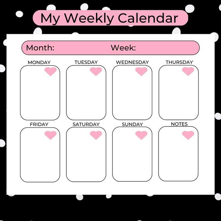 office schedule calendar template