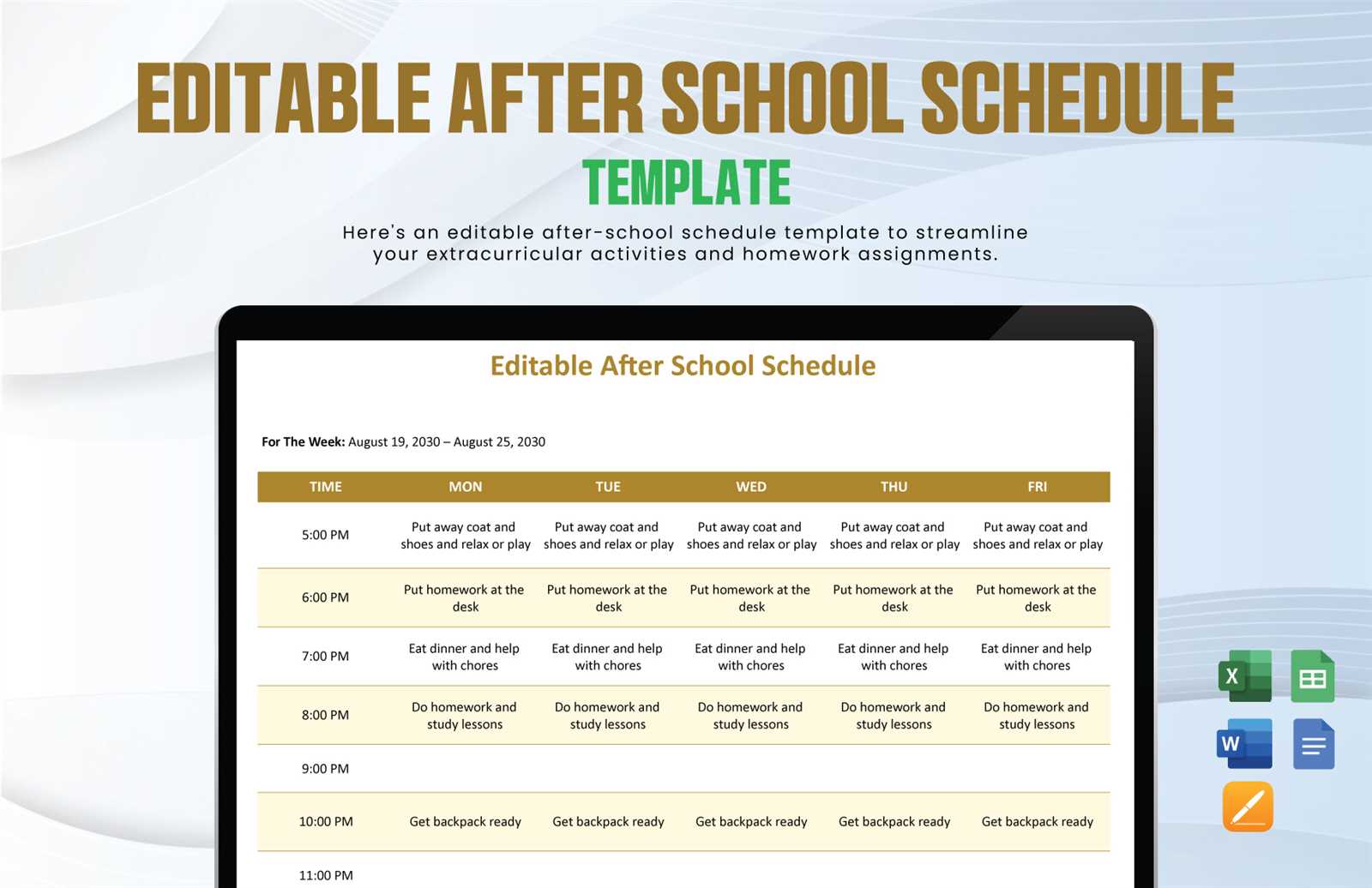 on call calendar template