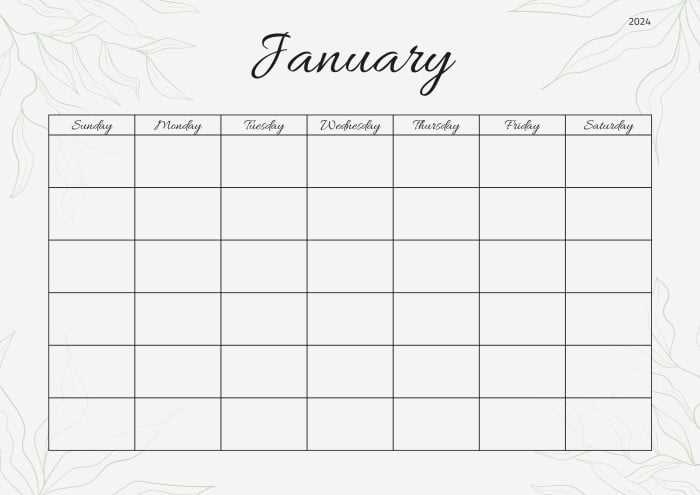 online calendar planner template