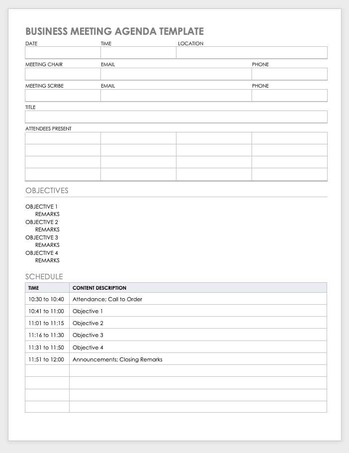 outlook calendar invite template