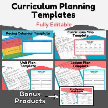 pacing calendar template